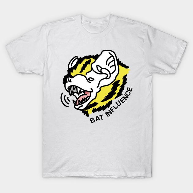 Bat Influence Bad T-Shirt by charlesstalkless